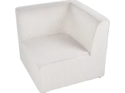 Modulo Angolare LEMVIG Velluto a coste Beige Lato destro