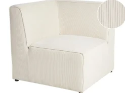 Modulo Angolare LEMVIG Velluto a coste Beige chiaro