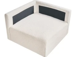 Modulo Angolare MESNALI Bouclé Bianco sporco