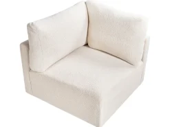 Modulo Angolare MESNALI Bouclé Bianco sporco