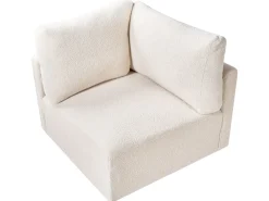 Modulo Angolare MESNALI Bouclé Bianco sporco