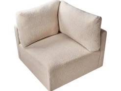 Modulo Angolare MESNALI Bouclé Beige
