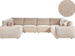 Modulo Angolare MESNALI Bouclé Beige