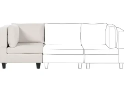 Modulo Angolare UNSTAD Tessuto Beige chiaro