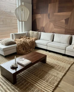 Modulo Angolare UNSTAD Tessuto Beige chiaro