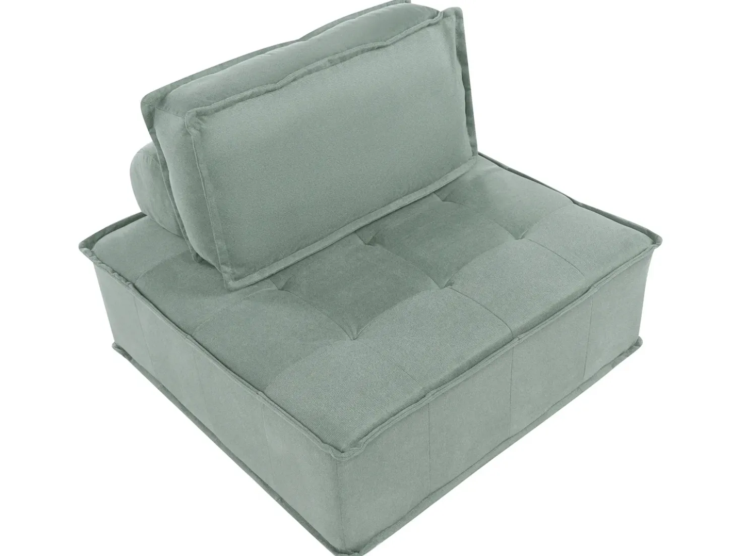 Modulo Poltrona TIBRO Tessuto Verde chiaro
