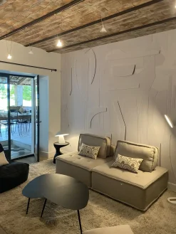 Modulo Poltrona TIBRO Tessuto Beige chiaro
