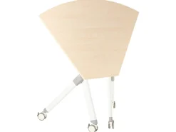 Modulo scrivania angolare pieghevole BENDI Marrone chiaro 90 cm 64 cm