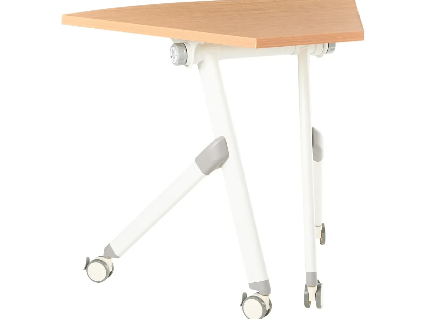 Modulo scrivania angolare pieghevole BENDI Marrone 90 cm 64 cm