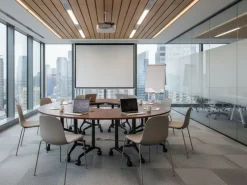 Modulo scrivania angolare pieghevole CAVI Marrone scuro 90 cm 64 cm