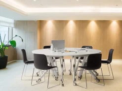Modulo scrivania angolare pieghevole BENDI Bianco 90 cm 64 cm