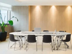 Modulo scrivania angolare pieghevole BENDI Bianco 90 cm 64 cm