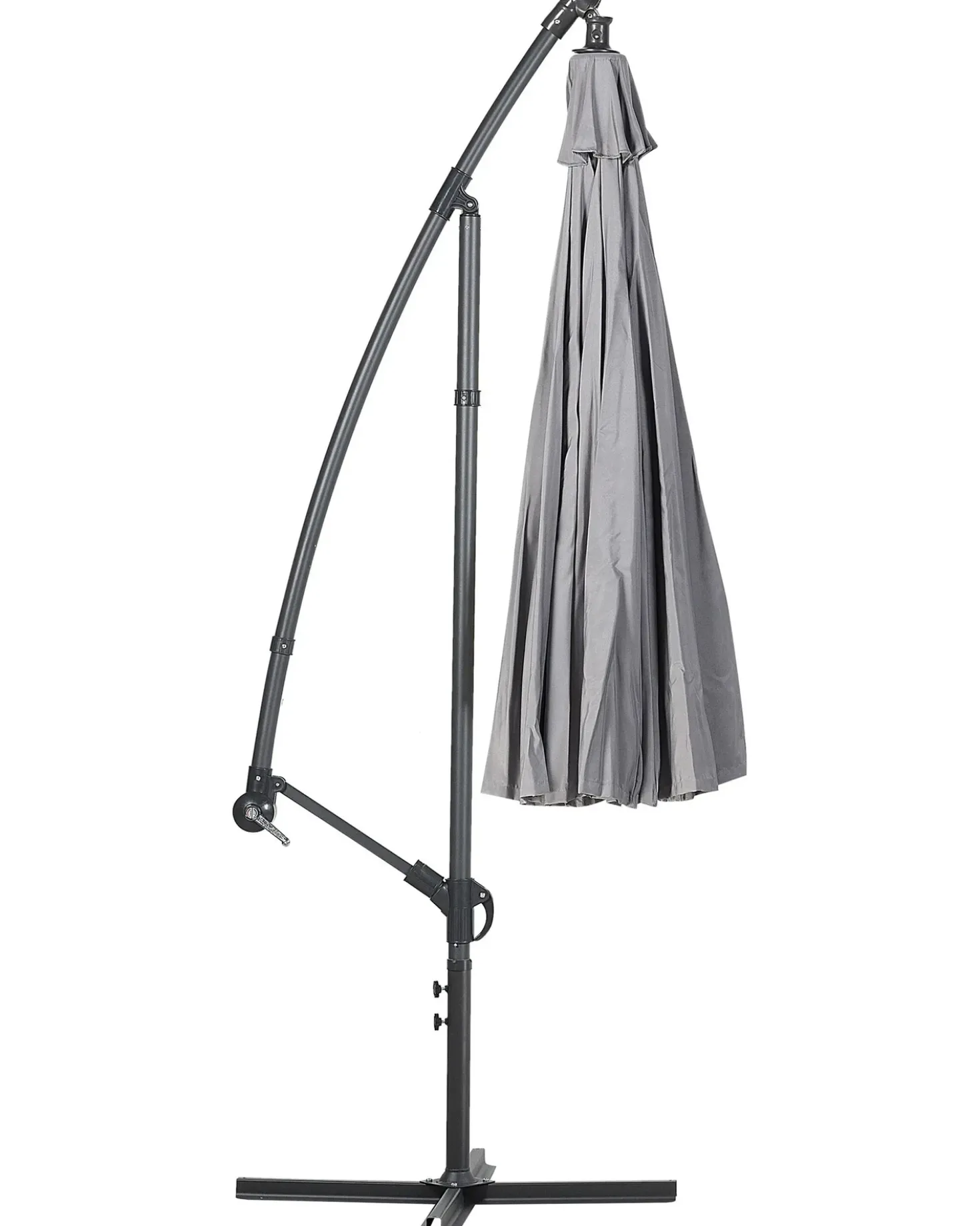 Ombrellone a sbalzo 268 cm CALABRIA II Grigio scuro