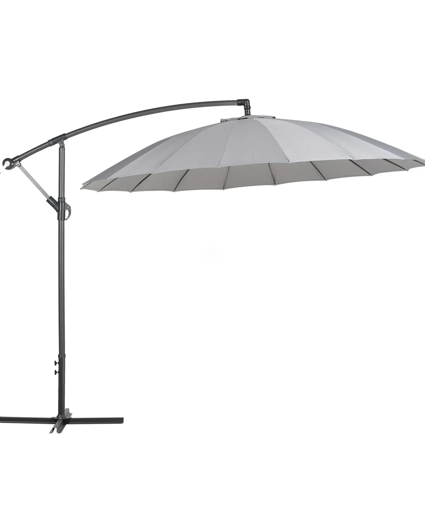 Ombrellone a sbalzo 268 cm CALABRIA II Grigio scuro