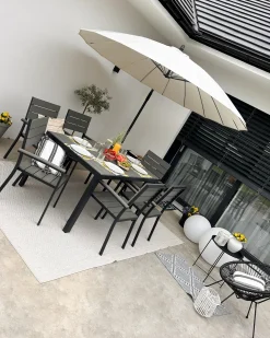 Ombrellone a sbalzo 268 cm CALABRIA II Beige chiaro
