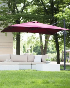 Ombrellone a sbalzo 250 cm MONZA Bordeaux