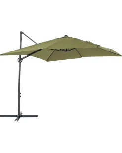 Ombrellone a sbalzo 245 cm MONZA II Verde oliva