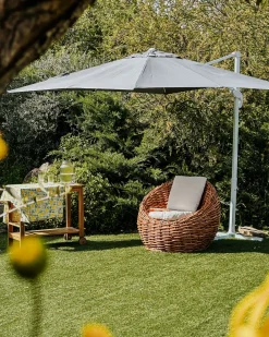 Ombrellone a sbalzo 250 cm MONZA Grigio scuro