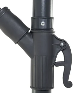 Ombrellone a sbalzo 300 cm RAVENNA Grigio scuro