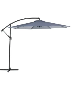 Ombrellone a sbalzo 300 cm RAVENNA Grigio scuro