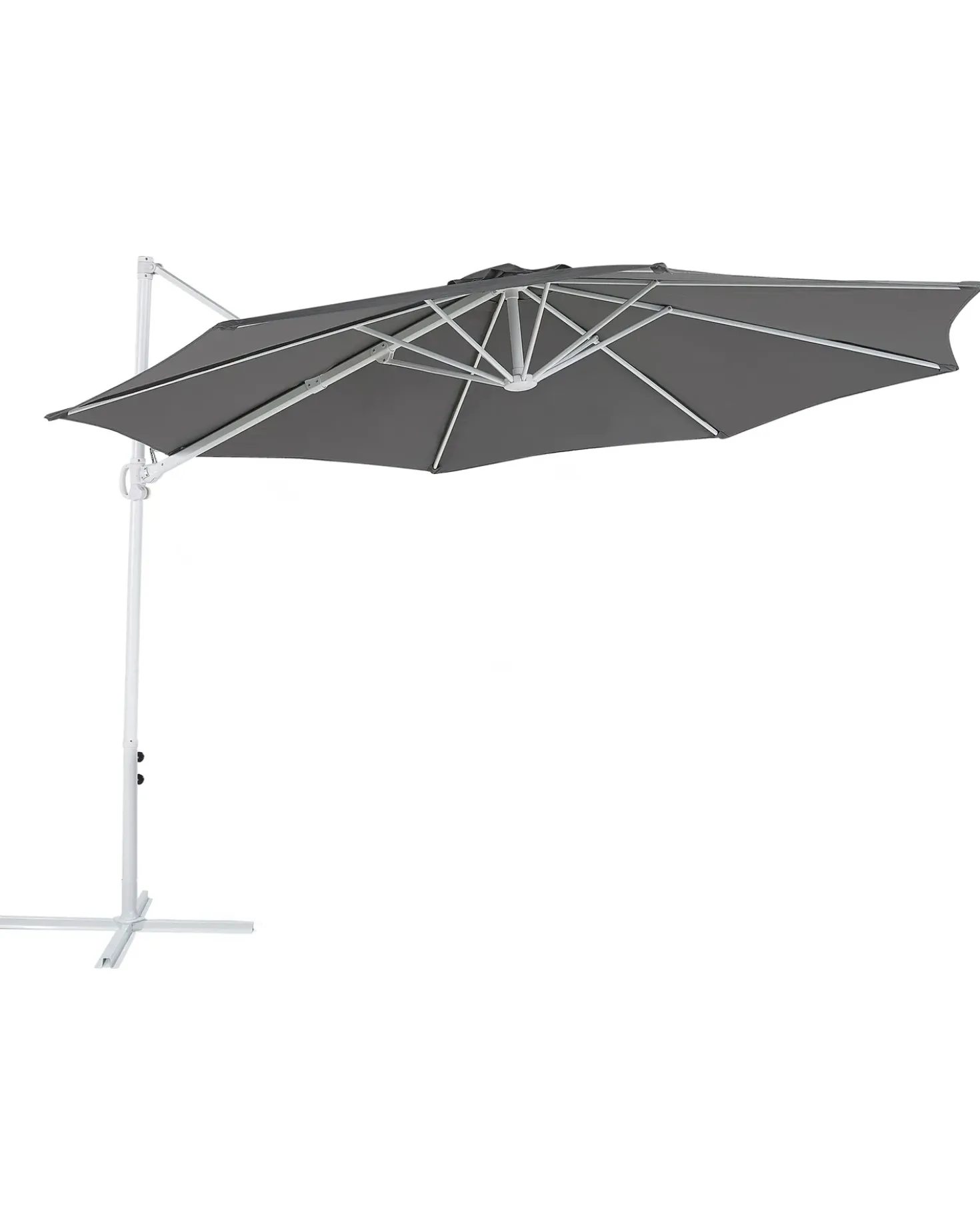 Ombrellone a sbalzo 295 cm SAVONA II Grigio scuro
