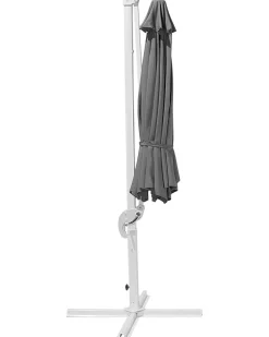 Ombrellone a sbalzo 300 cm SAVONA Grigio scuro Grigio