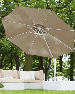 Ombrellone a sbalzo 300 cm SAVONA Beige sabbia Beige