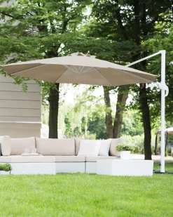 Ombrellone a sbalzo 300 cm SAVONA Beige sabbia Beige
