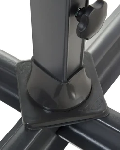 Ombrellone a sbalzo 300 cm SAVONA Grigio scuro Grigio