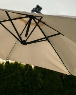 Ombrellone a sbalzo LED 285 cm CORVAL Beige