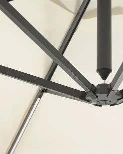 Ombrellone a sbalzo LED 285 cm CORVAL Beige