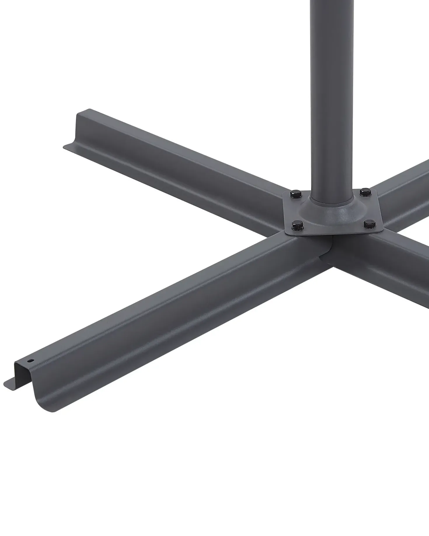 Ombrellone a sbalzo LED 285 cm CORVAL Grigio grafite