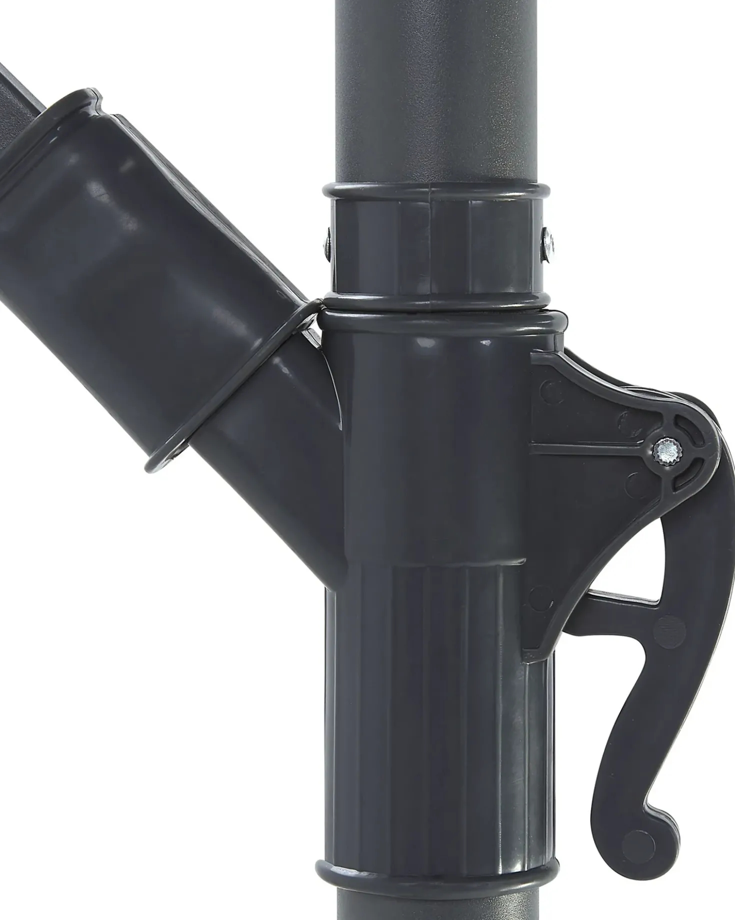 Ombrellone a sbalzo LED 285 cm CORVAL Grigio grafite