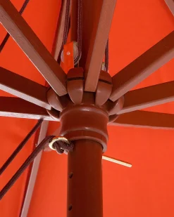 Ombrellone da esterno 270 cm TOSCANA Rosso