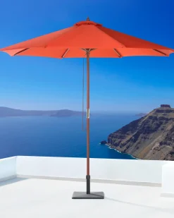 Ombrellone da esterno 270 cm TOSCANA Rosso