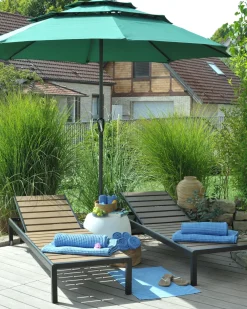 Ombrellone da esterno 285 cm BIBIONE Verde smeraldo