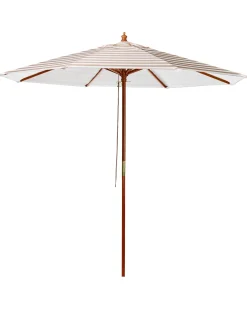 Ombrellone da esterno 260 cm FERENTILLO Beige/Bianco