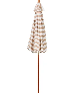 Ombrellone da esterno 260 cm FERENTILLO Beige/Bianco