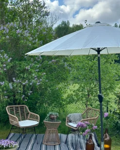 Ombrellone da esterno 255 cm BAIA Beige chiaro
