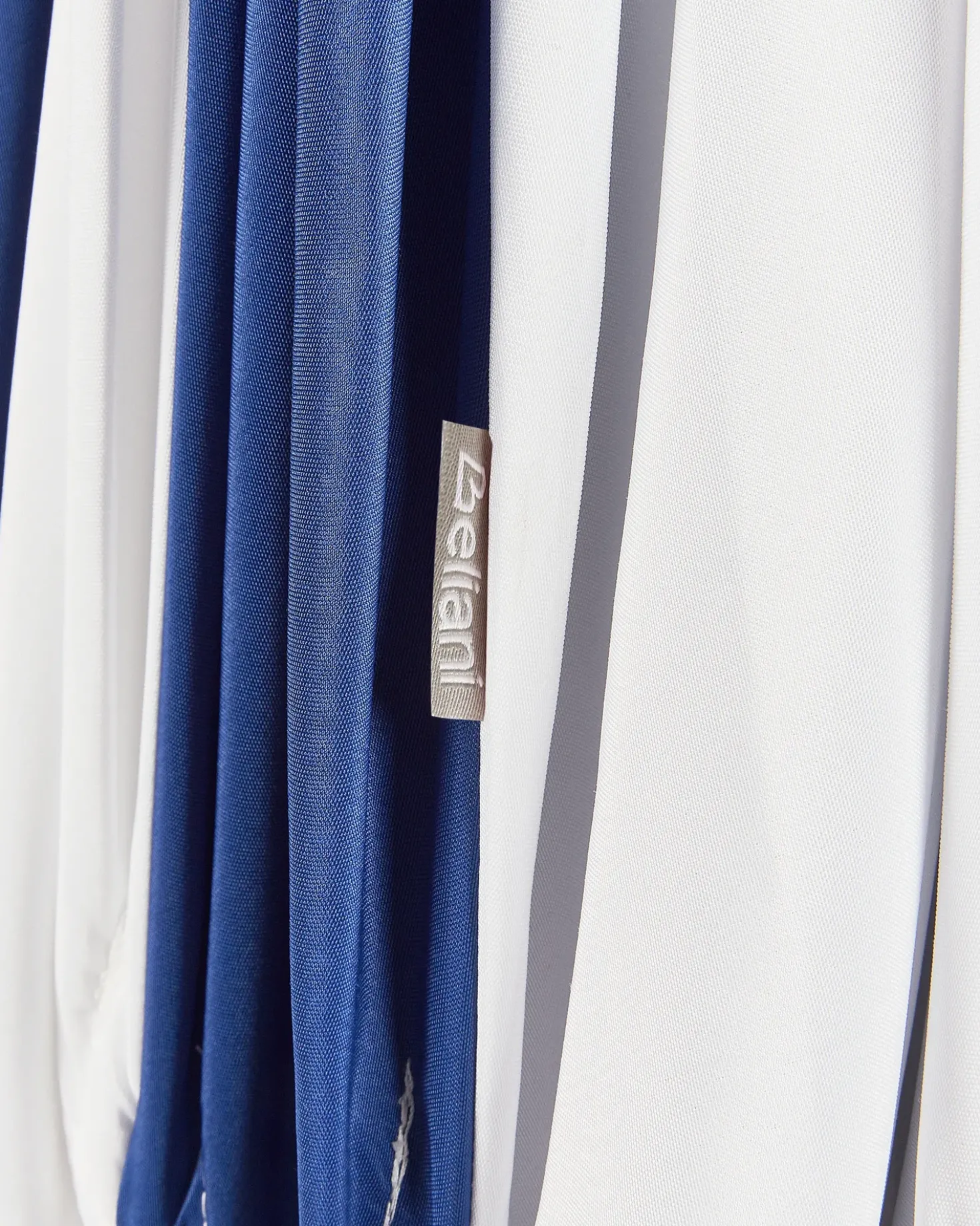 Ombrellone da esterno 245 cm MINOA Bianco/Blu