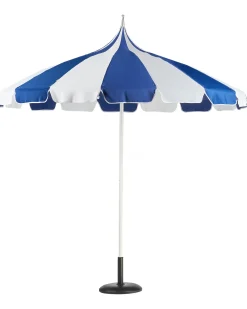 Ombrellone da esterno 245 cm MINOA Bianco/Blu
