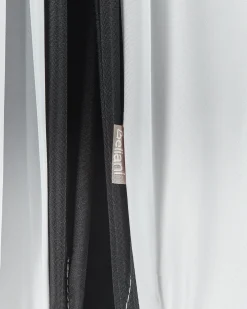 Ombrellone da esterno 245 cm MINOA Nero/Bianco