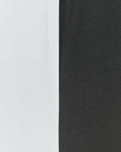 Ombrellone da esterno 245 cm MINOA Nero/Bianco