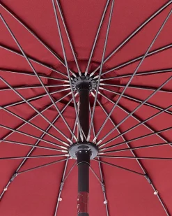Ombrellone da esterno 255 cm BAIA Rosso scuro