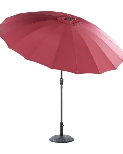 Ombrellone da esterno 255 cm BAIA Rosso scuro