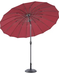 Ombrellone da esterno 255 cm BAIA Rosso scuro