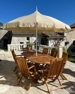 Ombrellone da esterno 245 cm MINOA Beige