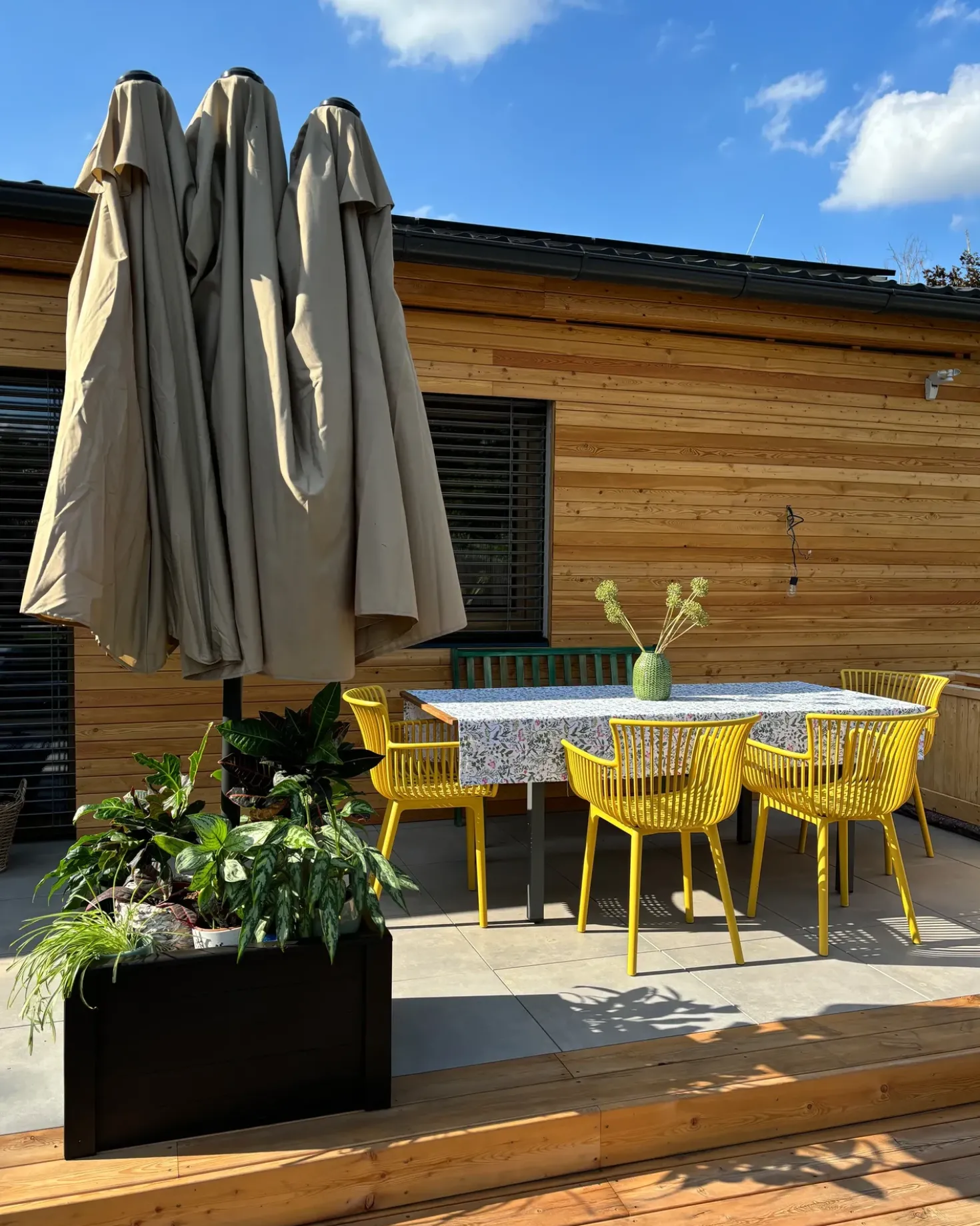 Ombrellone da giardino 460 cm SIBILLA Beige