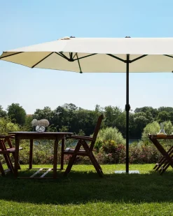 Ombrellone da giardino 460 cm SIBILLA Beige