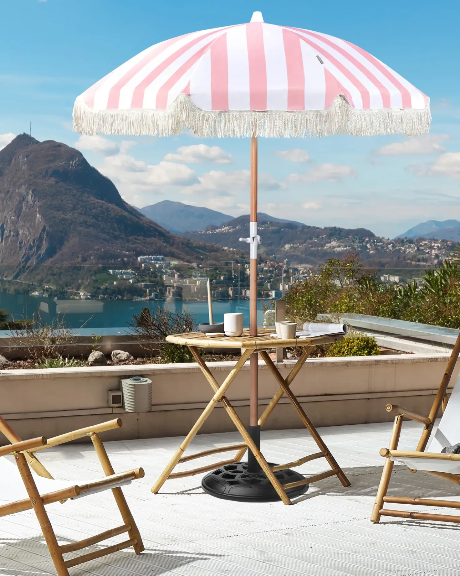 Ombrellone da giardino 150 cm MONDELLO Rosa